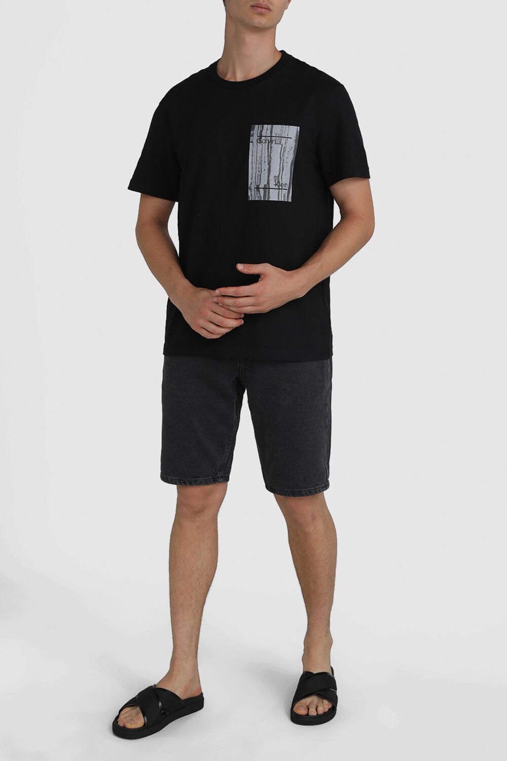 CALVIN KLEIN חולצת טי עם הדפס