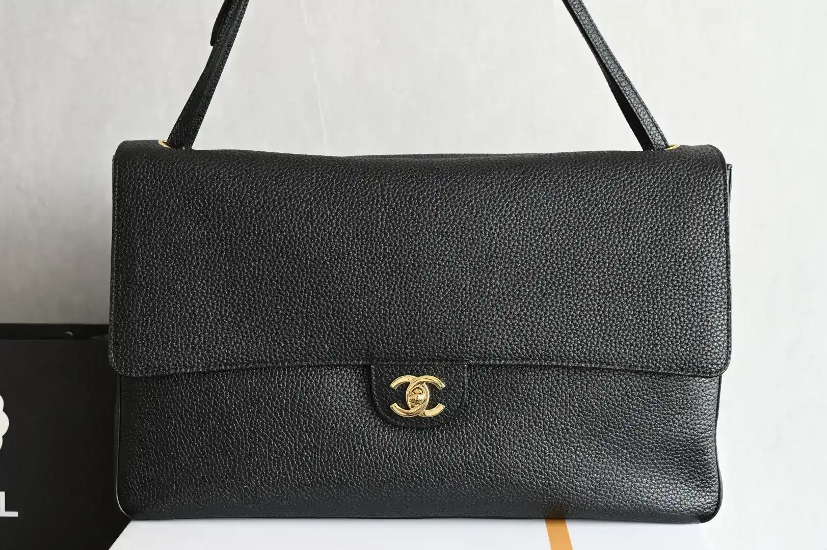 Chanel Grained Leather Shoulder Bag product photo from LabelPicks