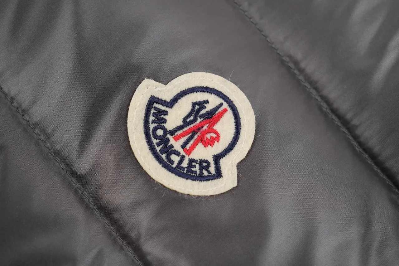 Moncler Grey Brown Gui Quilted Lightweight Down Vest product photo from LabelPicks