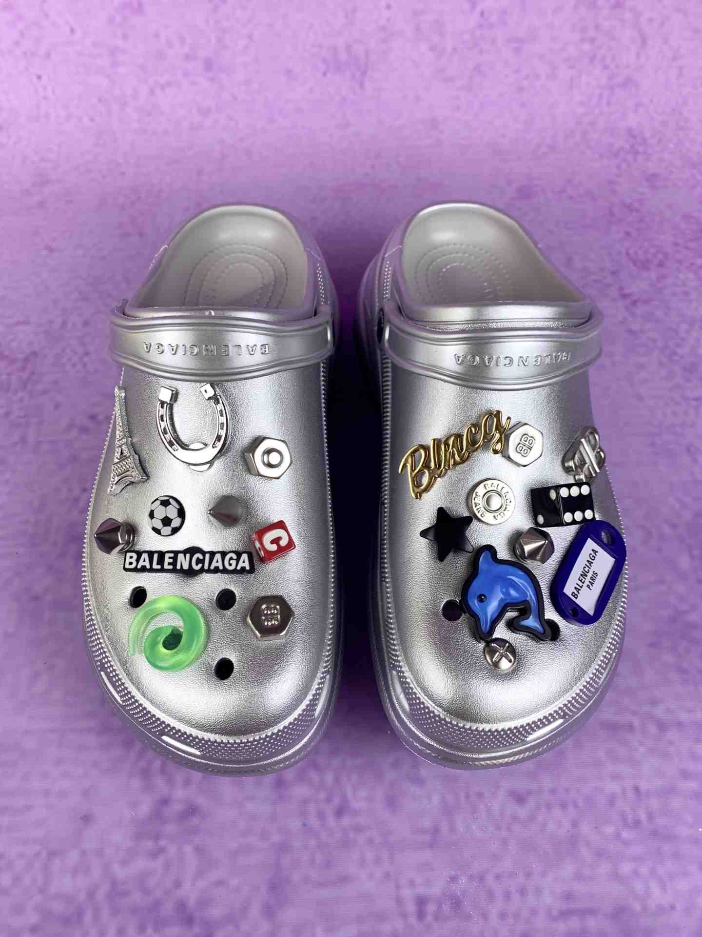 Balenciaga Crocs™ Mule Jibbitz™