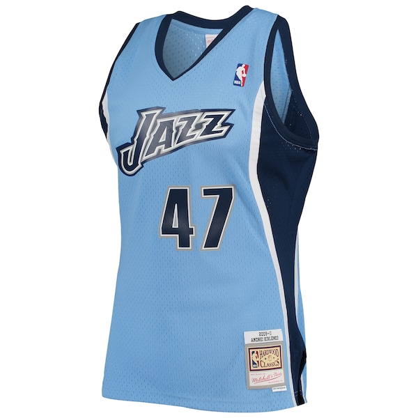 Andrei Kirilenko Utah Jazz 2009/10 Hardwood Classics Swingman Jersey - Powder Blue
