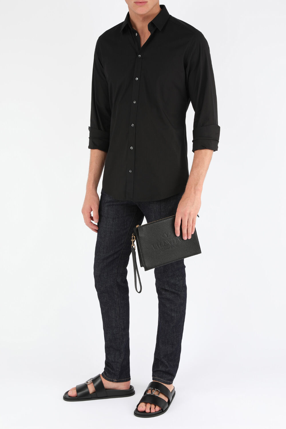DOLCE & GABBANA חולצה מכופתרת מחוייטת