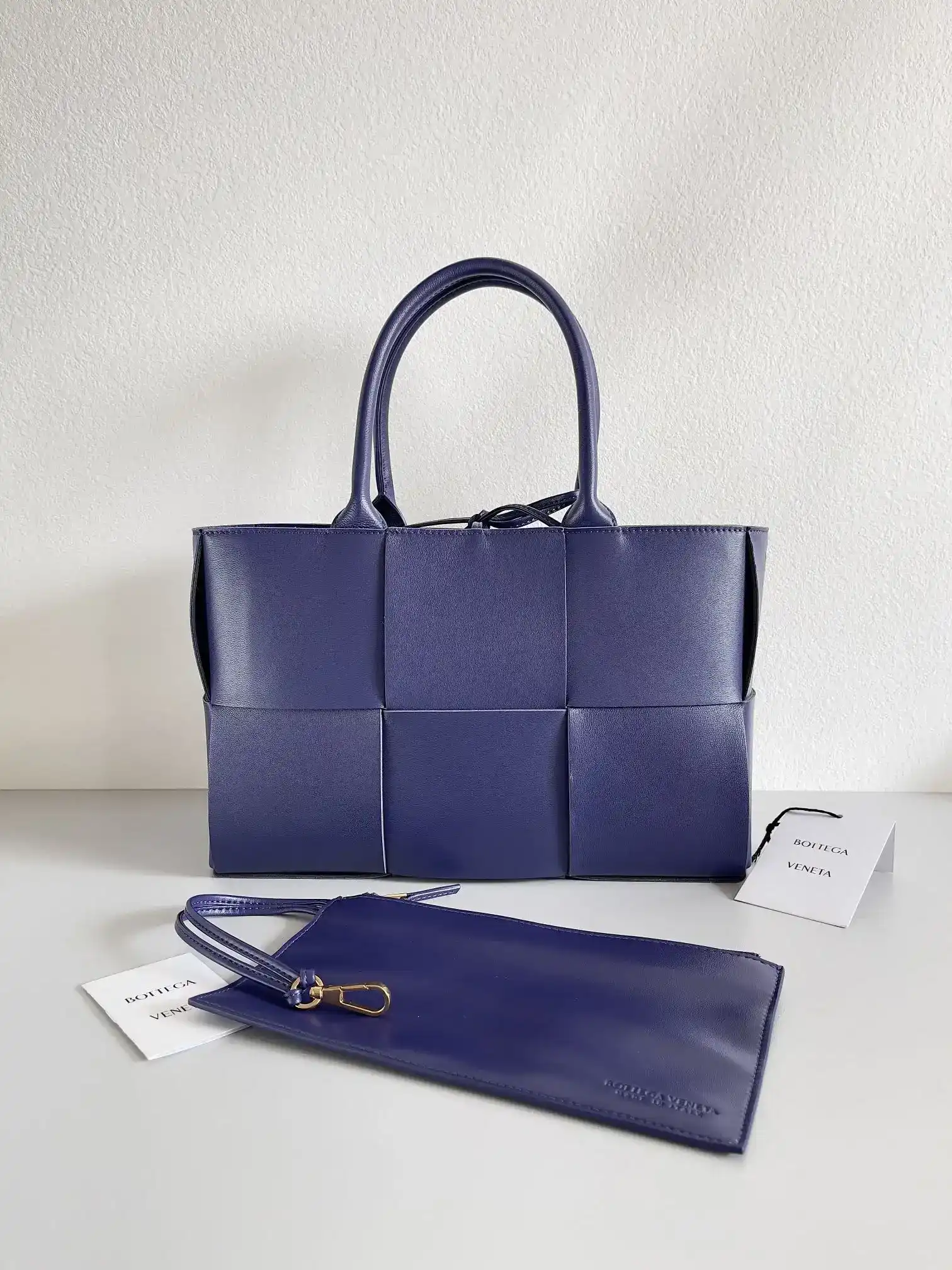 Bottega Veneta Intrecciato Woven Leather Tote Bag product photo from LabelPicks