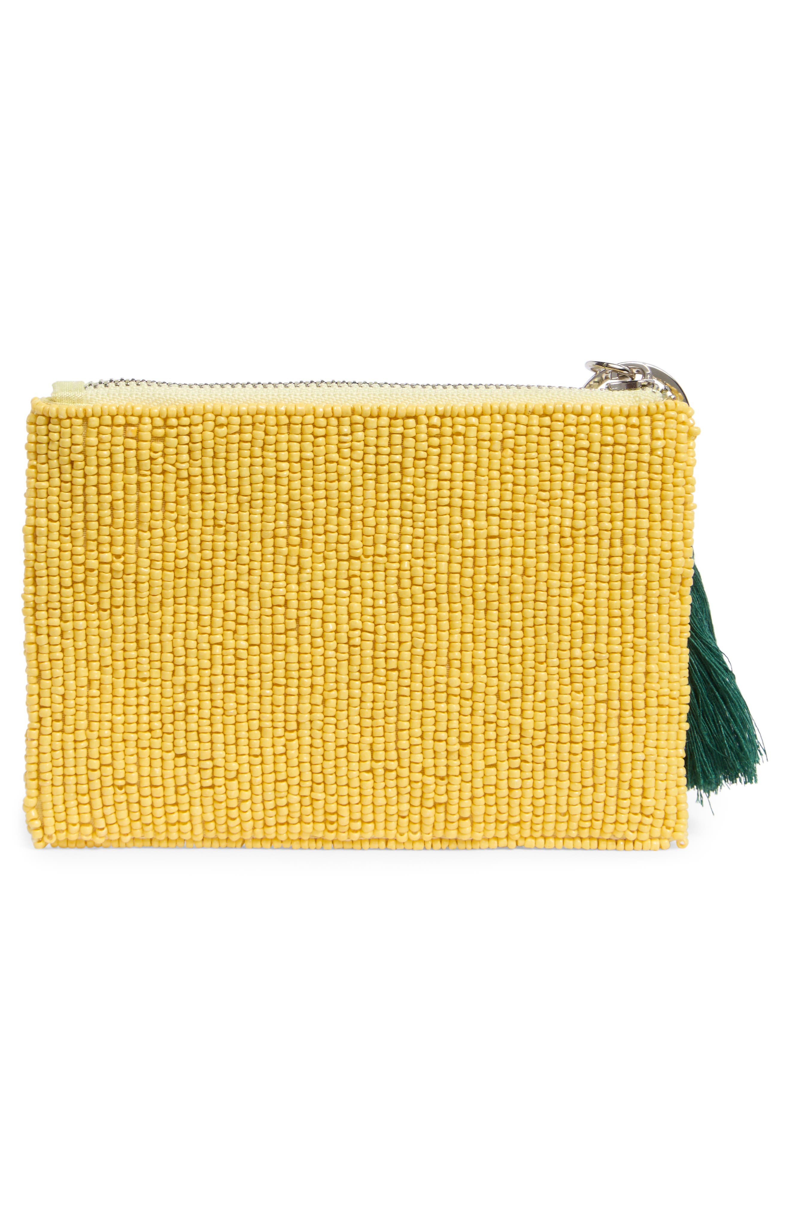 Collection XIIX Squeezed Lemonade Beaded Coin Pouch