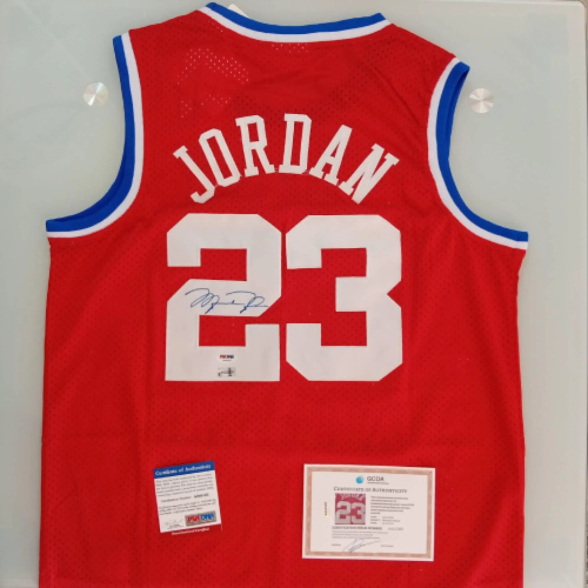 Michael Jordan Signed Autographed NBA All-Star Jersey PSA/DNA