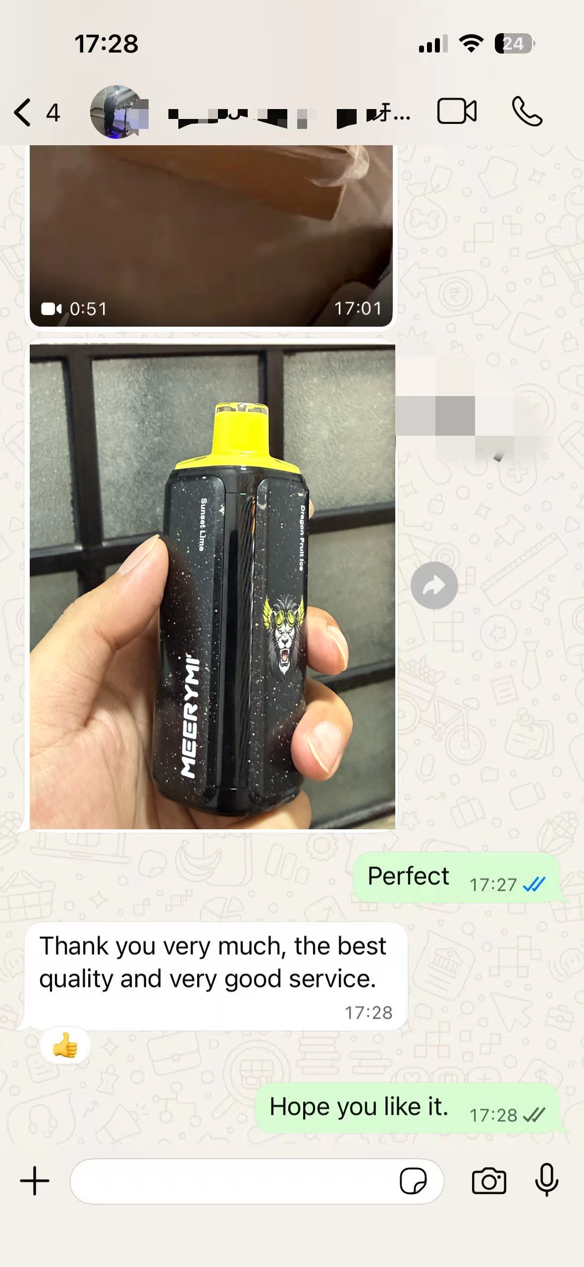 Customer delivery photo from Spain