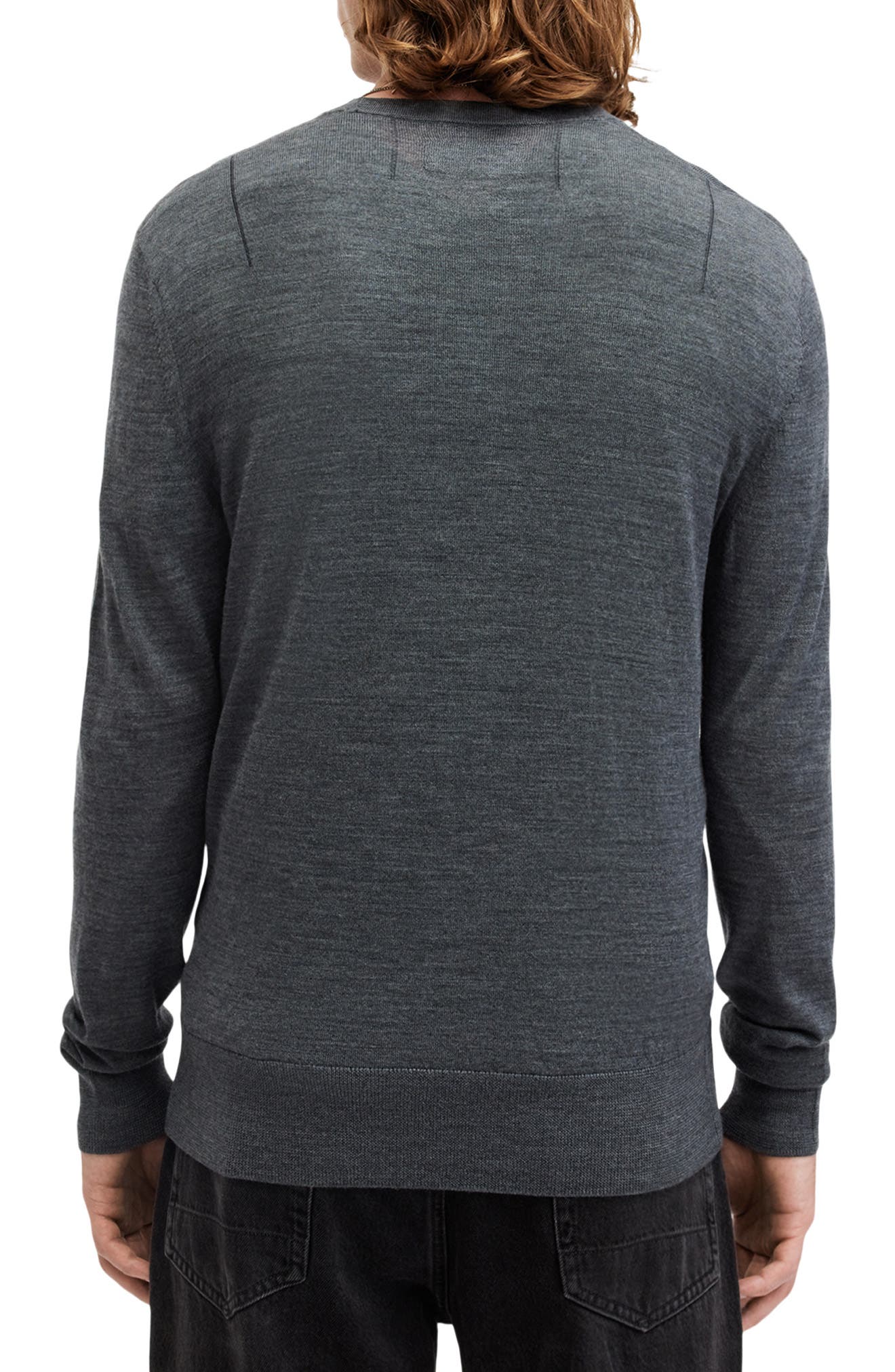 AllSaints Mode Merino Wool Crewneck Sweater