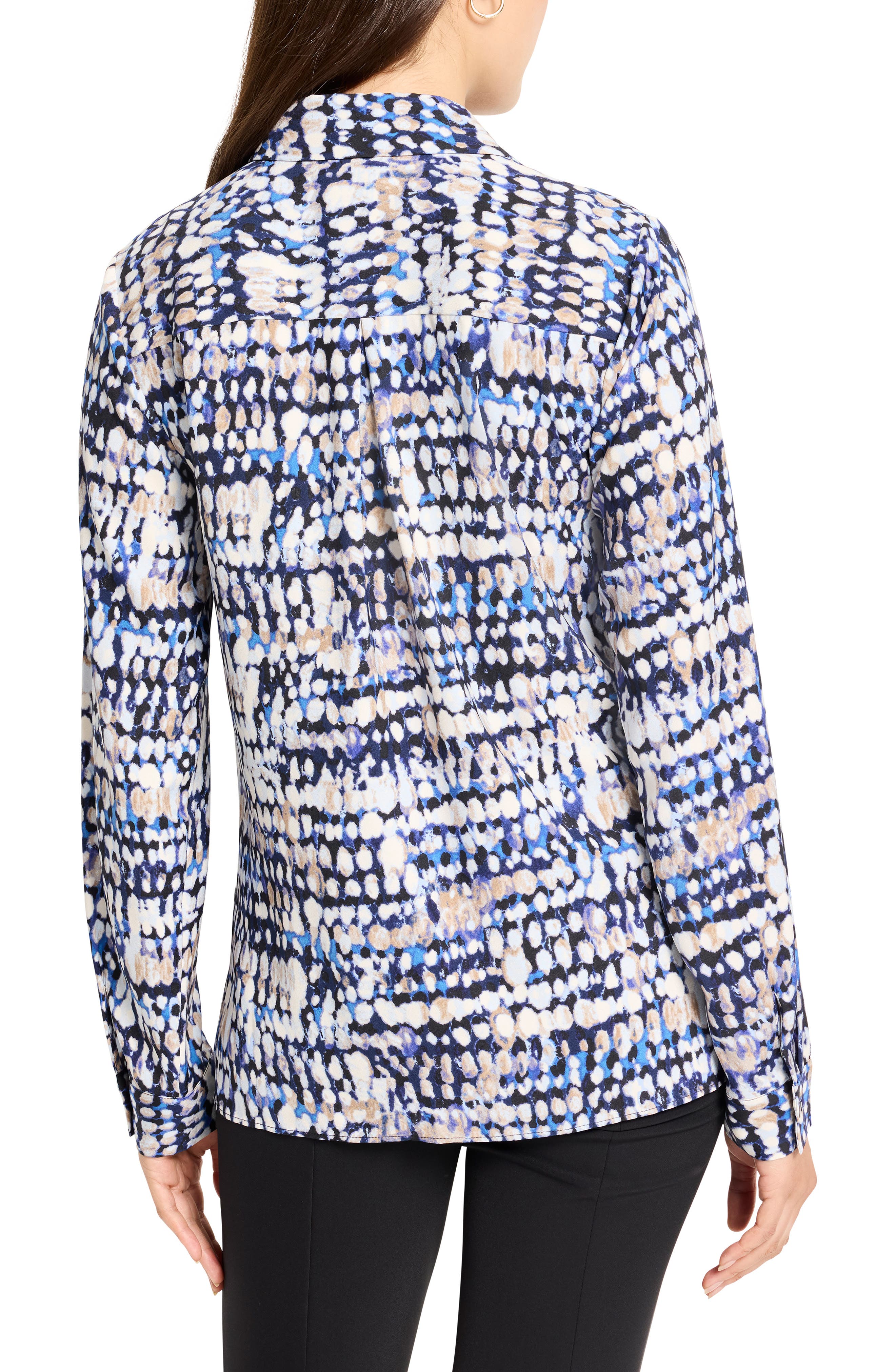 NIC+ZOE Harvest Dot Button-Up Shirt