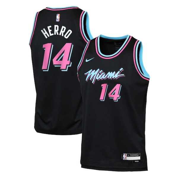 Tyler Herro Miami Heat Nike Youth 2025/26 City Edition Swingman Jersey - Black