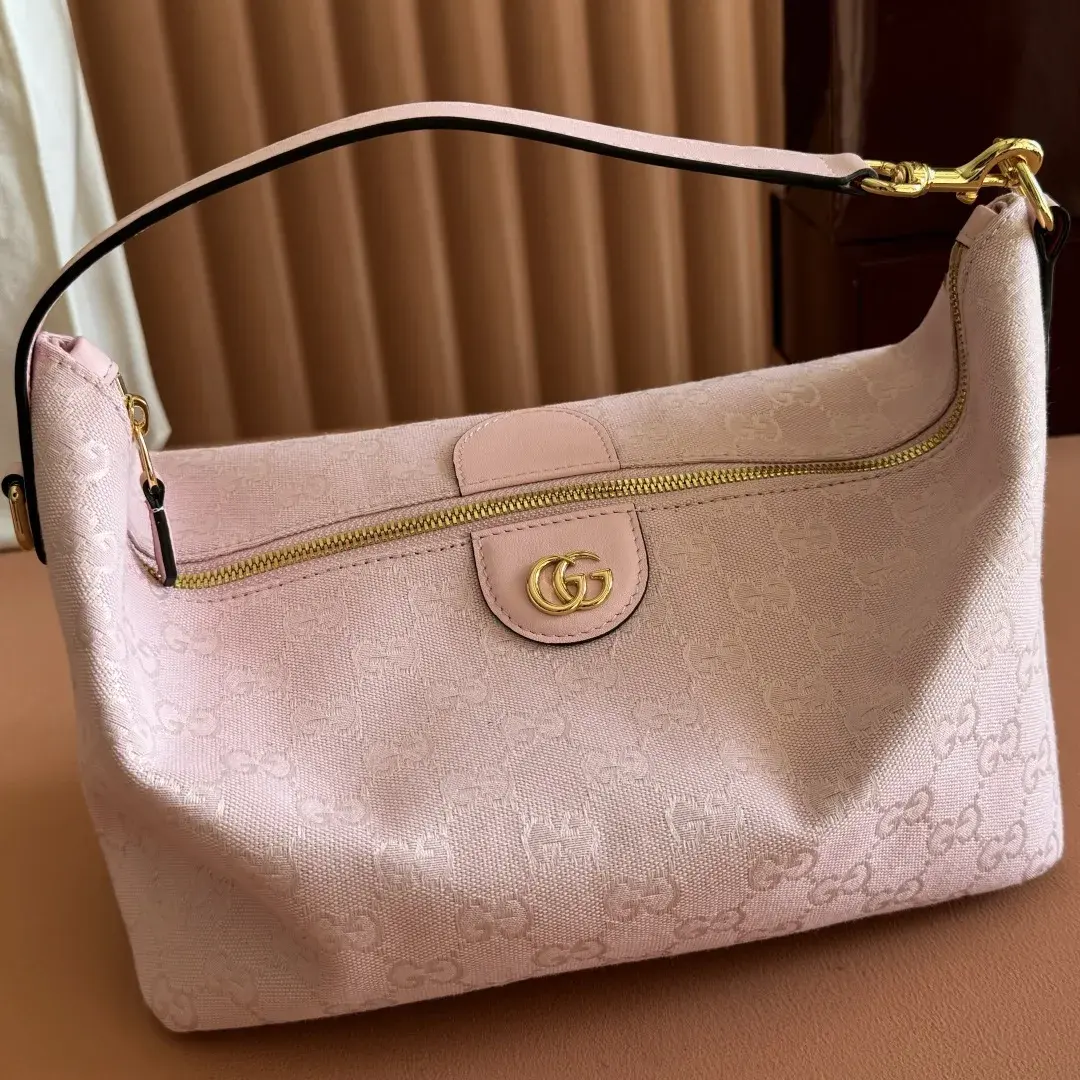 Gucci Pink GG Supreme Canvas Shoulder Bag product photo from LabelPicks