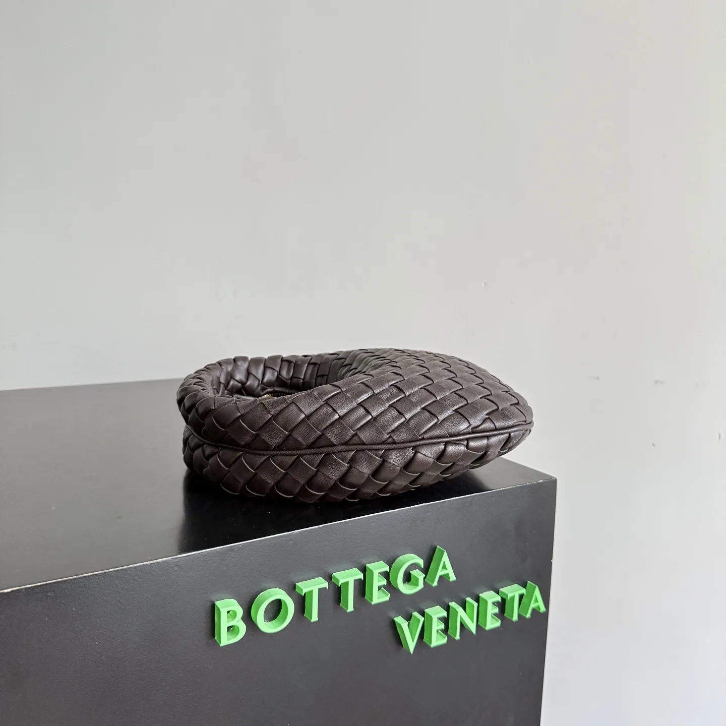 Bottega Veneta Pink Intrecciato Woven Leather Shoulder Bag product photo from LabelPicks