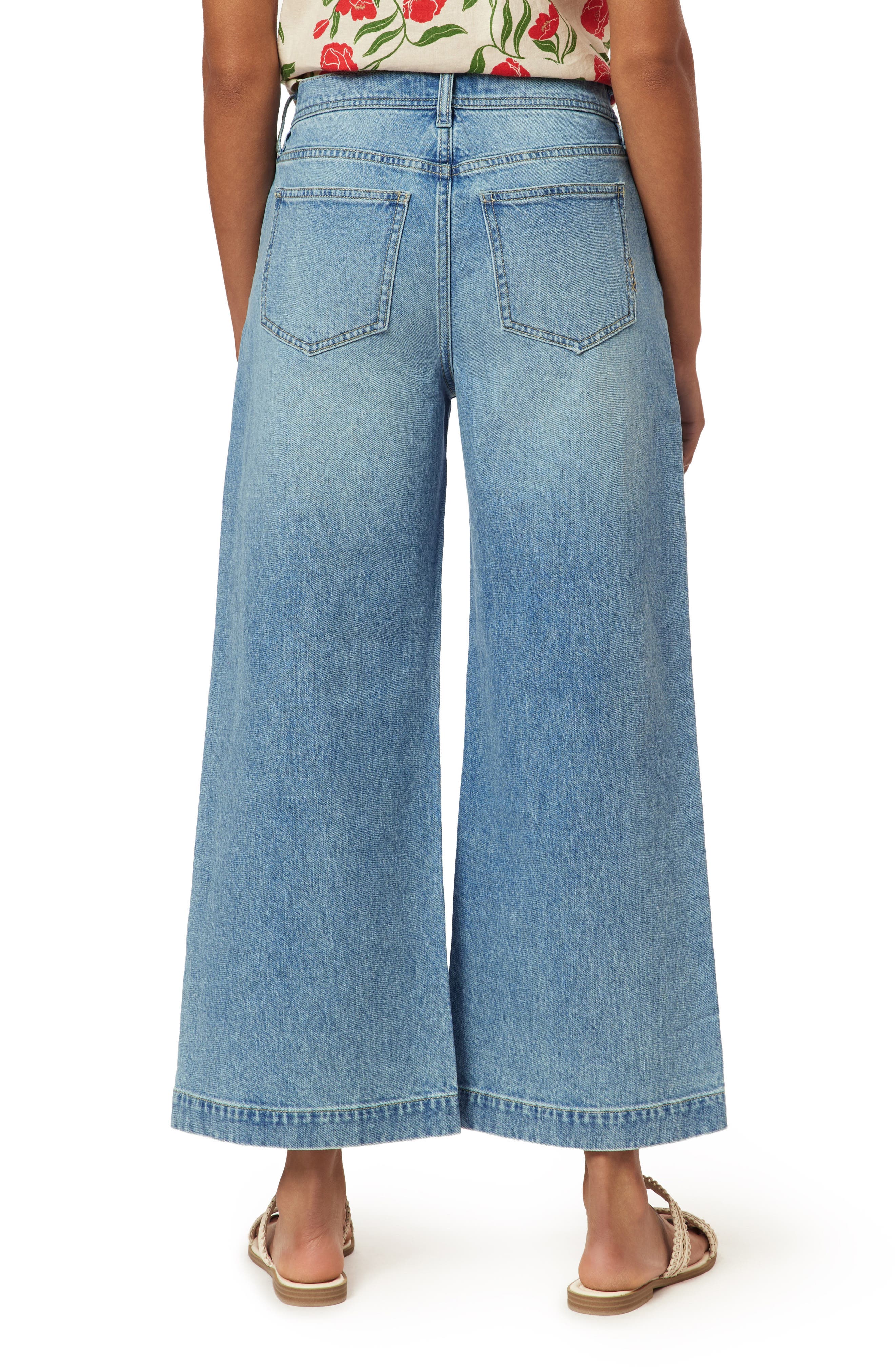 Scotch & Soda The Wave Crop Wide Leg Jeans