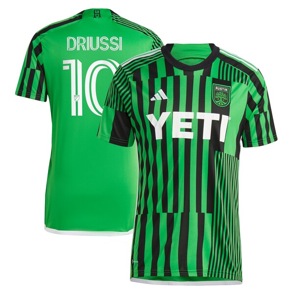 Sebastián Driussi Austin FC adidas 2024 Las Voces Kit Replica Jersey - Green