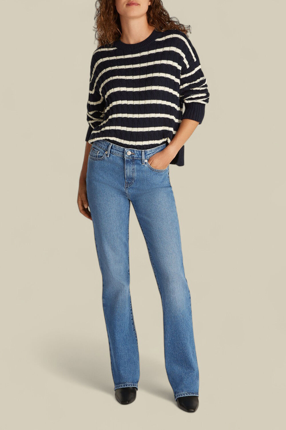 TOMMY HILFIGER מכנסי ג'ינס בגזרה ישרה
