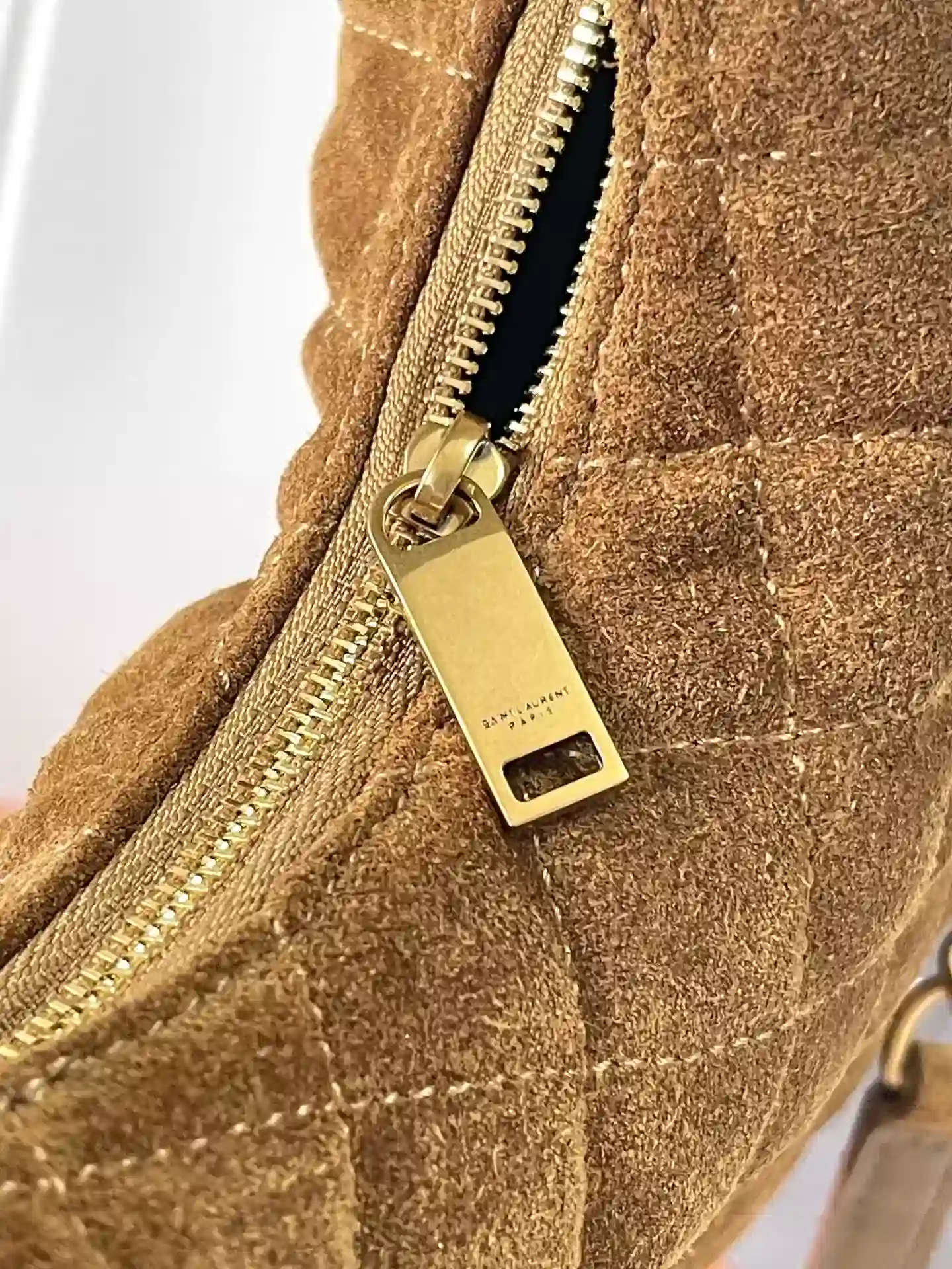Saint Laurent Brown Quilted Leather Hobo Bag product photo from LabelPicks