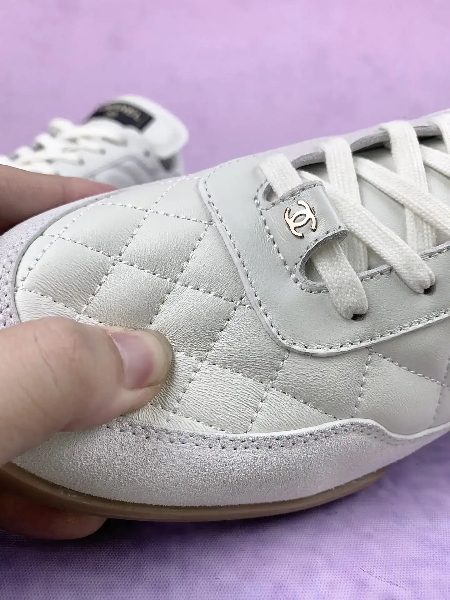 CHANEL Sneakers Calfskin & Suede Goatskin product photo from LabelPicks