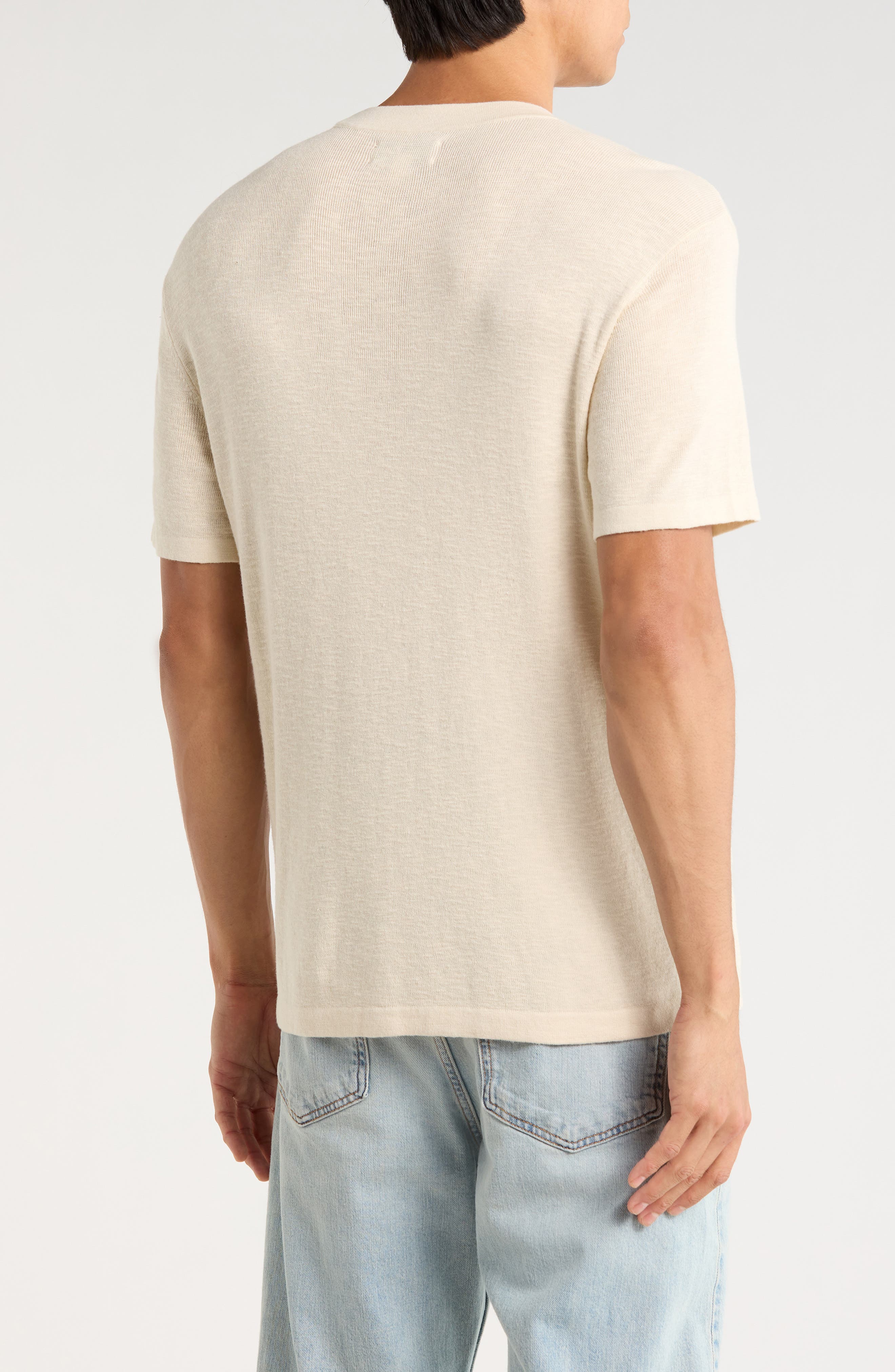 Nordstrom Short Sleeve Cotton Blend Sweater