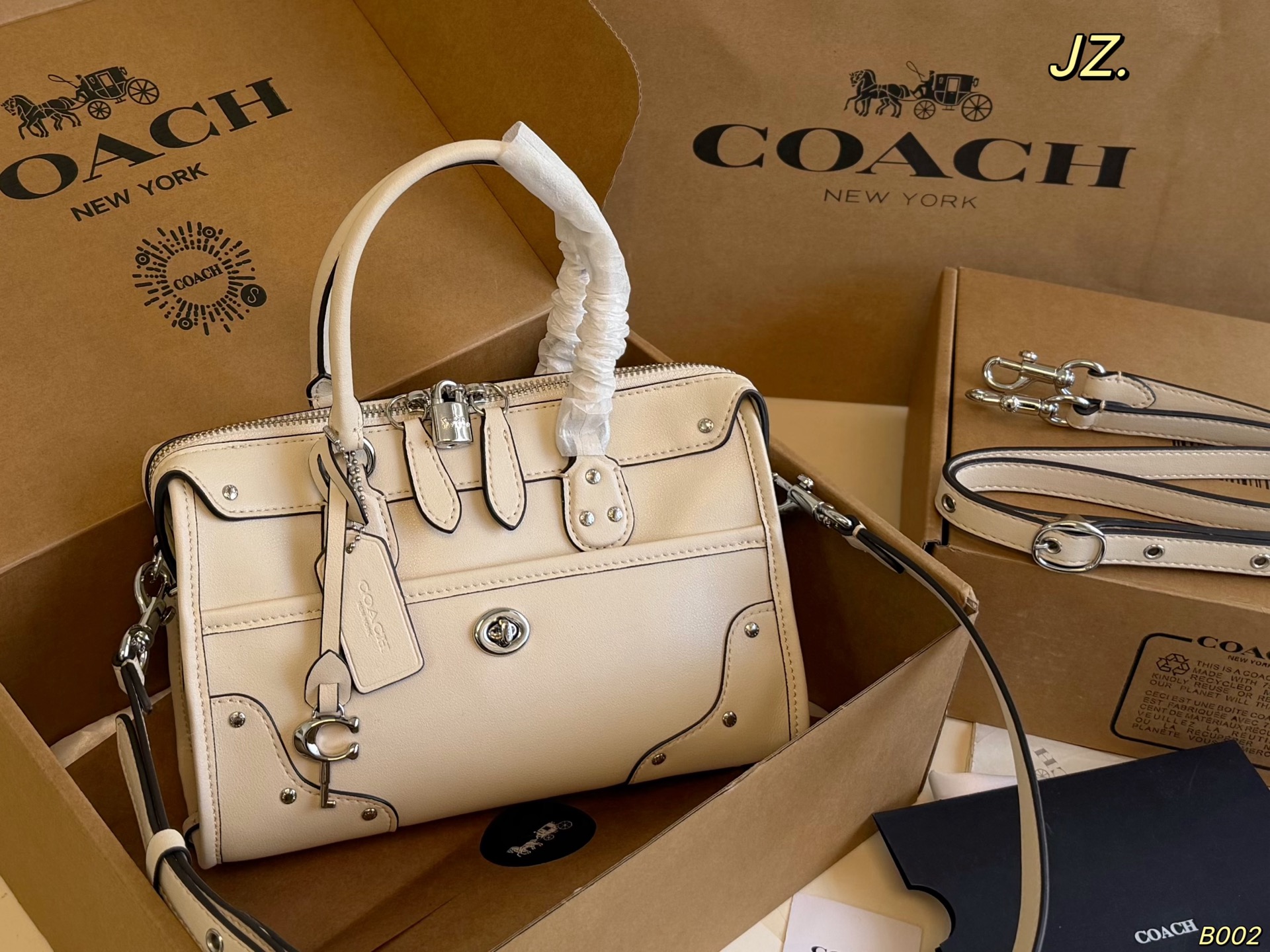 COACH Rhyder Satchel (Biker-style bag)