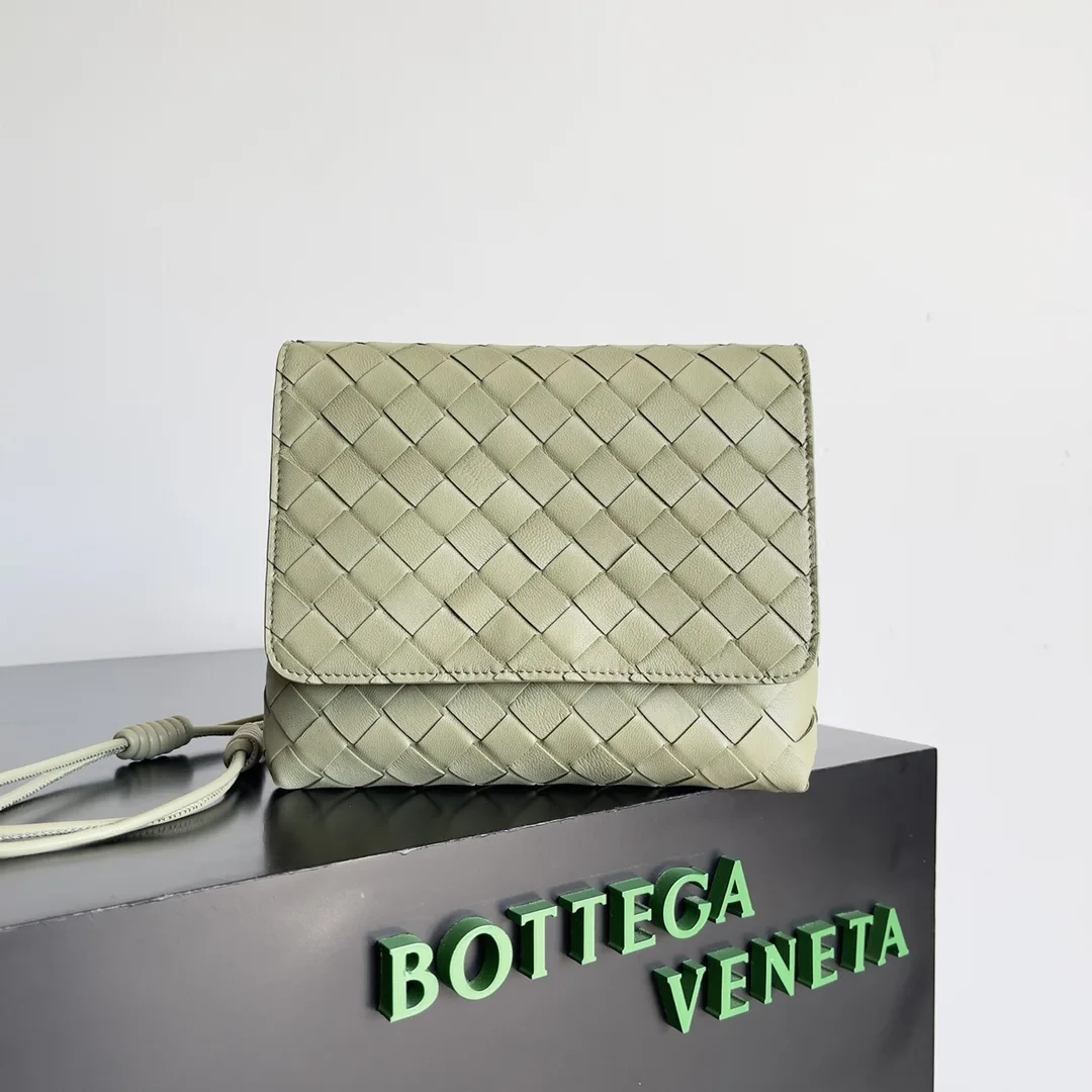 Bottega Veneta Intrecciato Woven Leather Crossbody Bag product photo from LabelPicks