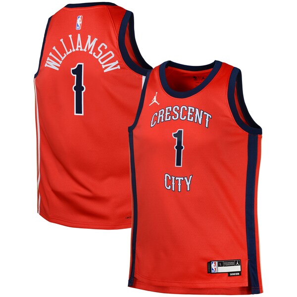 Zion Williamson New Orleans Pelicans Jordan Brand Swingman Jersey Statement - Red