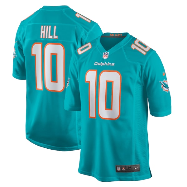 Tyreek Hill Miami Dolphins Nike Game Jersey - Aqua/White
