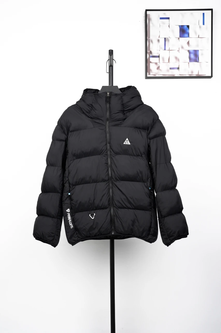 Nike ACG Black Hooded Puffer Jacket product photo from LabelPicks