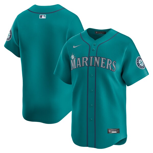 Seattle Mariners Nike  Alternate Limited Jersey – Aqua