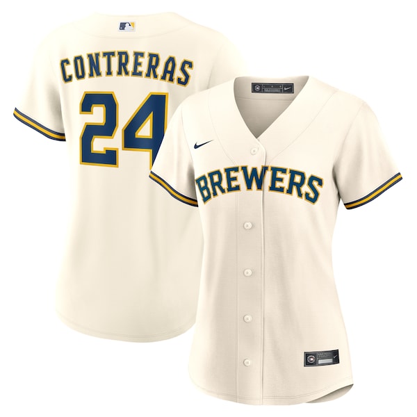 William Contreras Milwaukee Brewers Nike Women's Home Replica Jersey - Cream