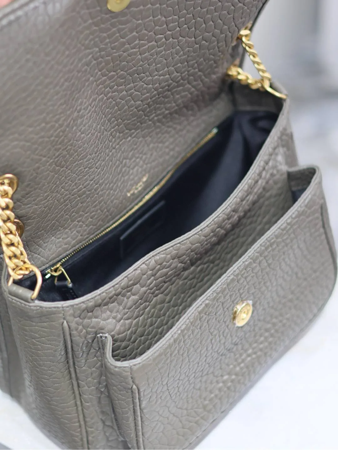 Saint Laurent Green Niki Lambskin Shoulder Bag product photo from LabelPicks