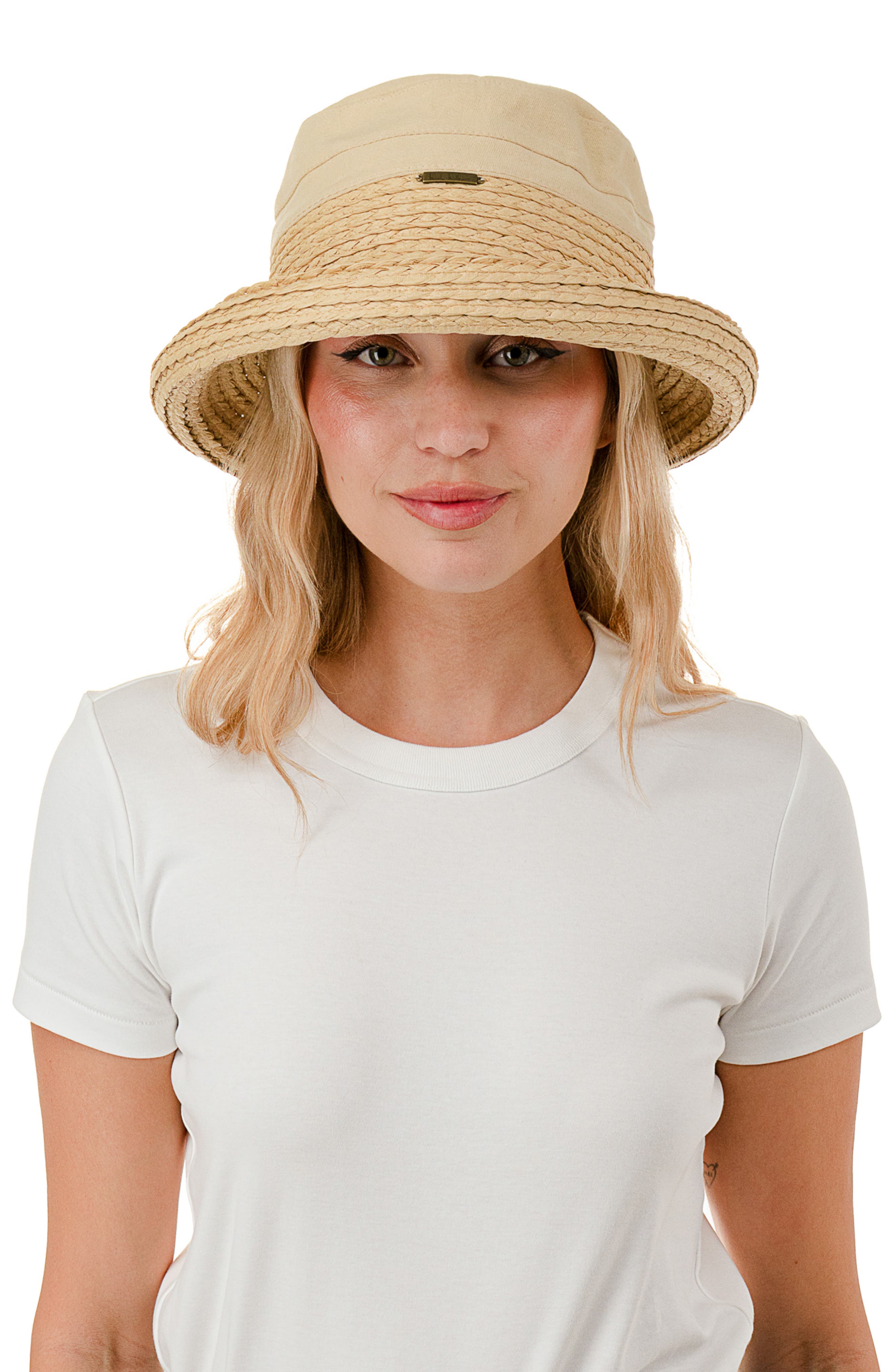 Nicole Miller Rolled Bucket Hat