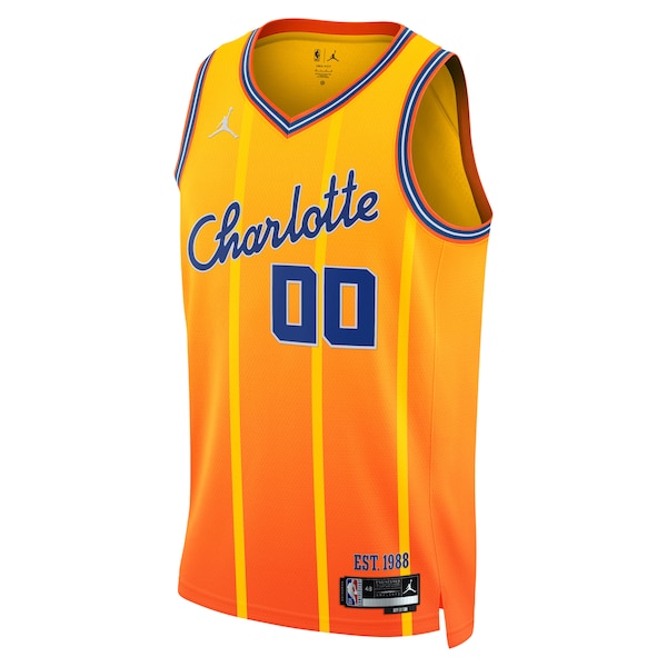Charlotte Hornets Jordan Brand Unisex 2025/26 City Edition Swingman Custom Jersey - Orange
