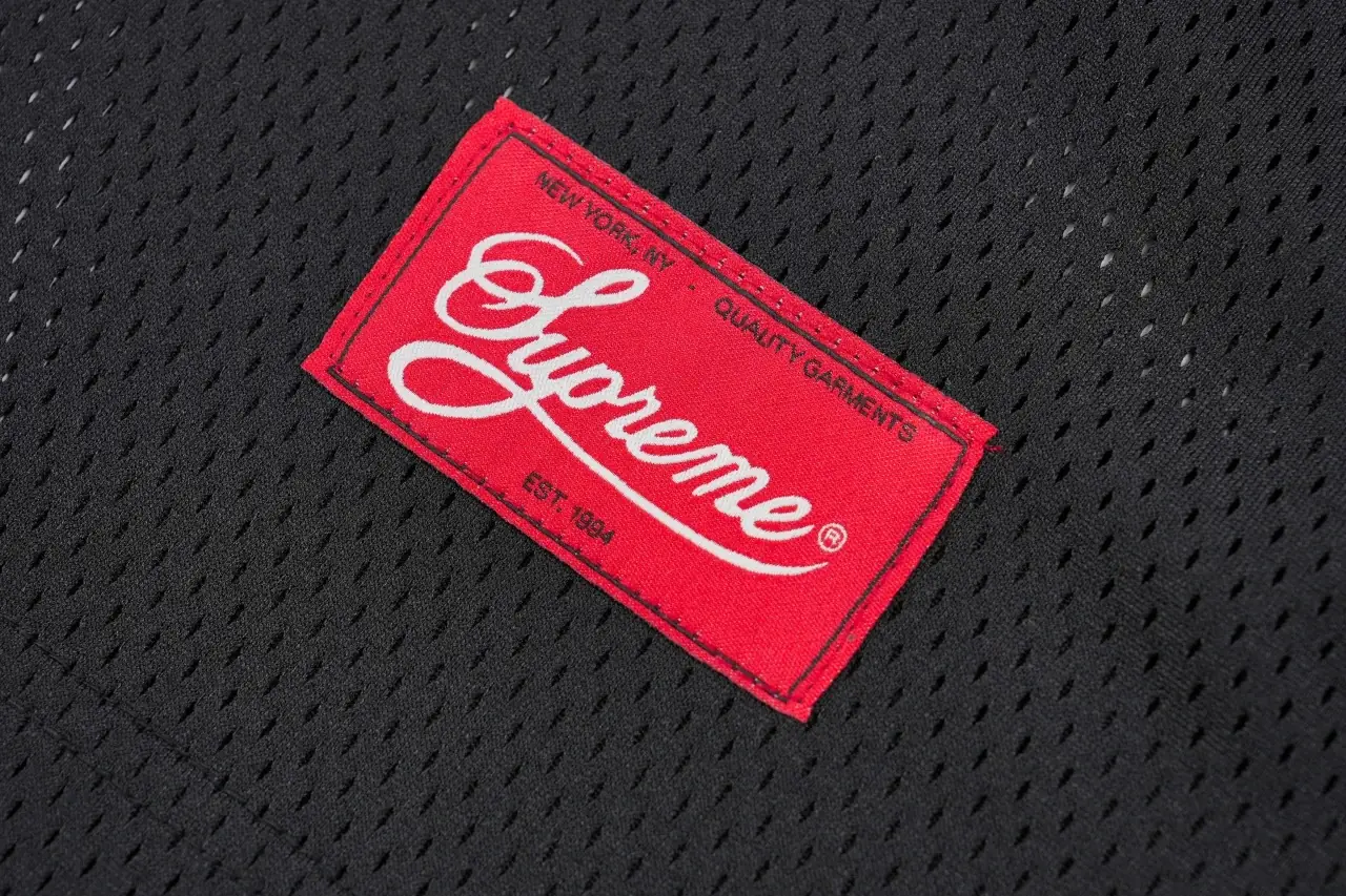Supreme Black 94 Sequin Mesh Baseball Jersey product photo from LabelPicks
