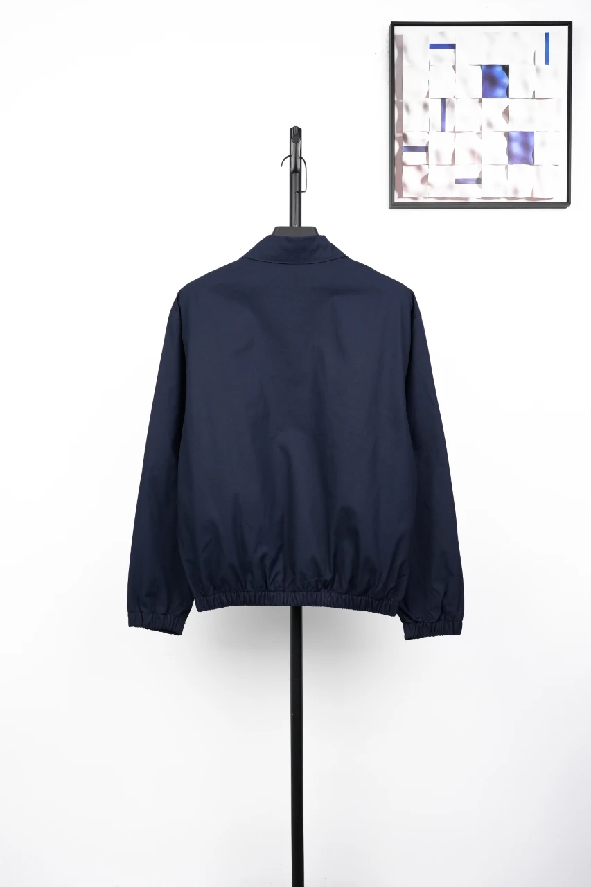Prada Navy Zip Jacket with Green Lining product photo from LabelPicks