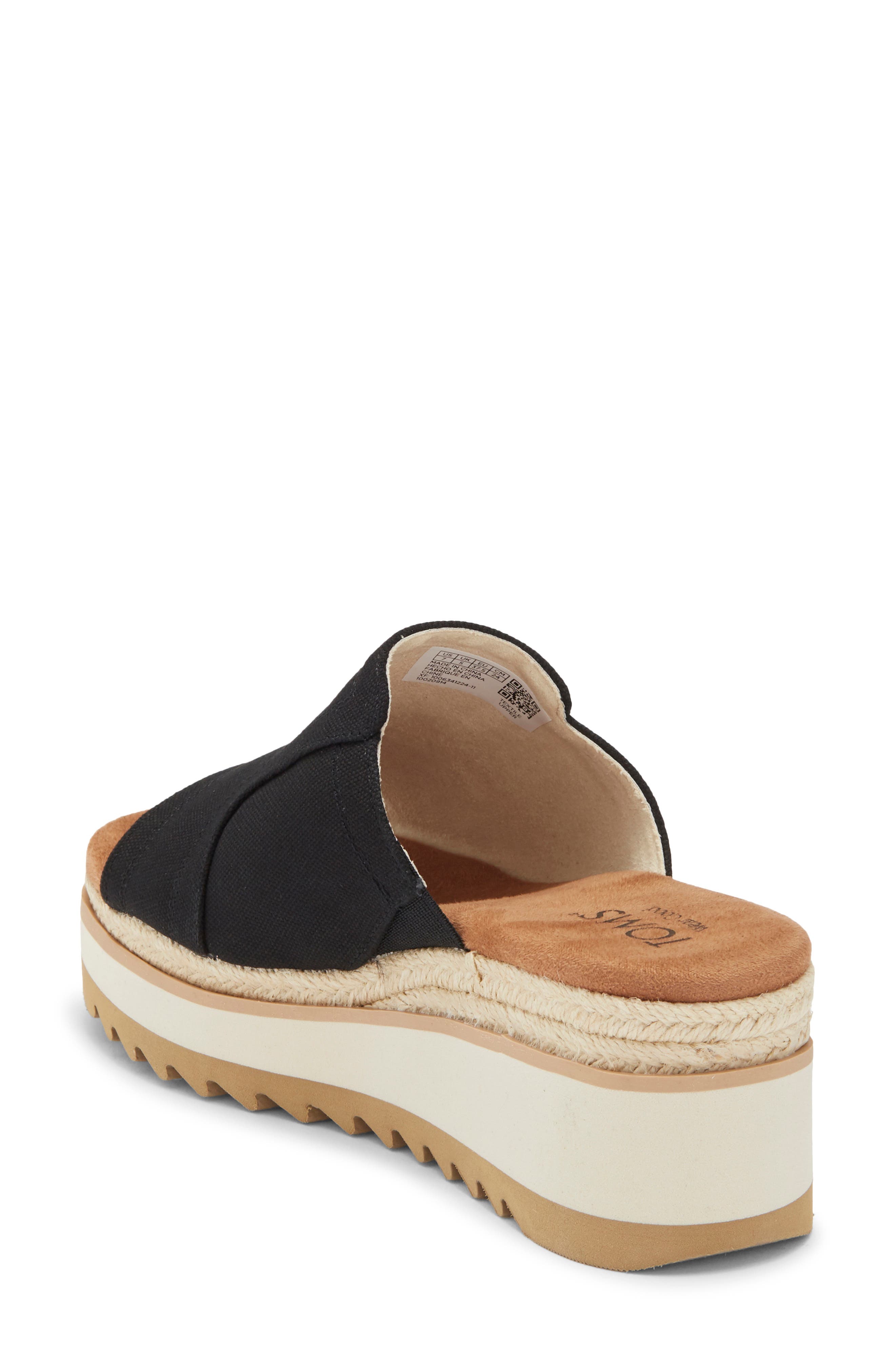 TOMS Adria Platform Wedge Sandal