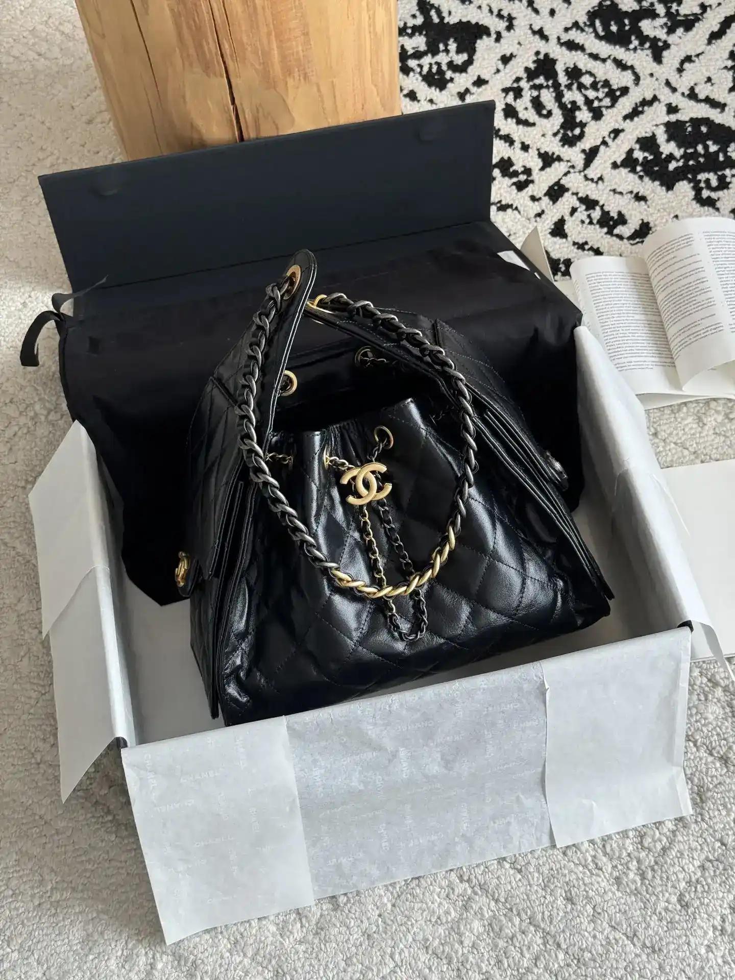 Chanel Quilted Leather Hobo Bag product photo from LabelPicks