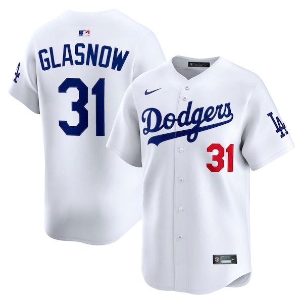 Tyler Glasnow Los Angeles Dodgers Nike Home Limited Player Jersey - White