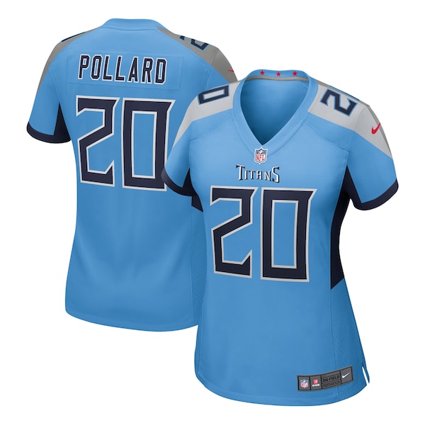 Tony Pollard Tennessee Titans Nike Women's Team Game Jersey -  Light Blue/Navy