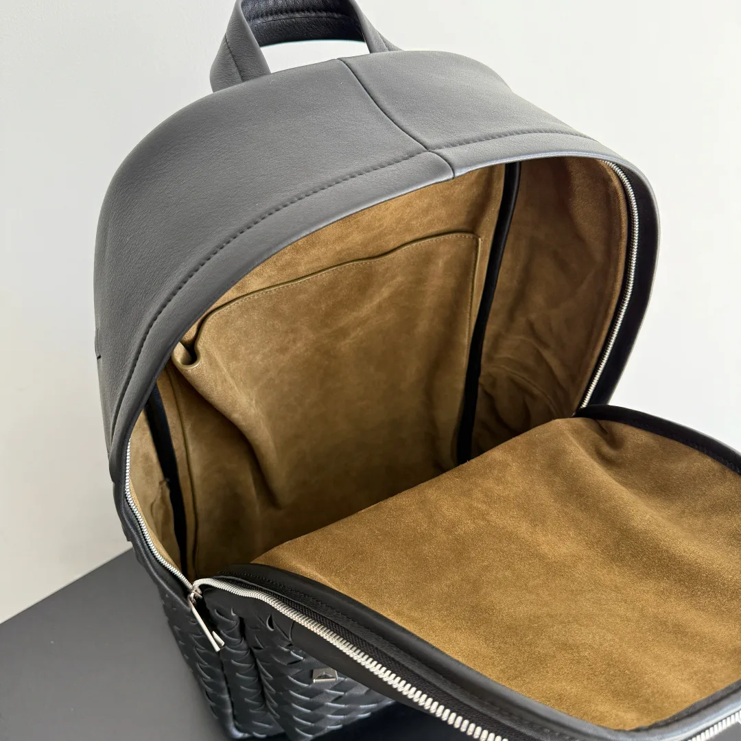Bottega Veneta Intrecciato Woven Leather Backpack product photo from LabelPicks