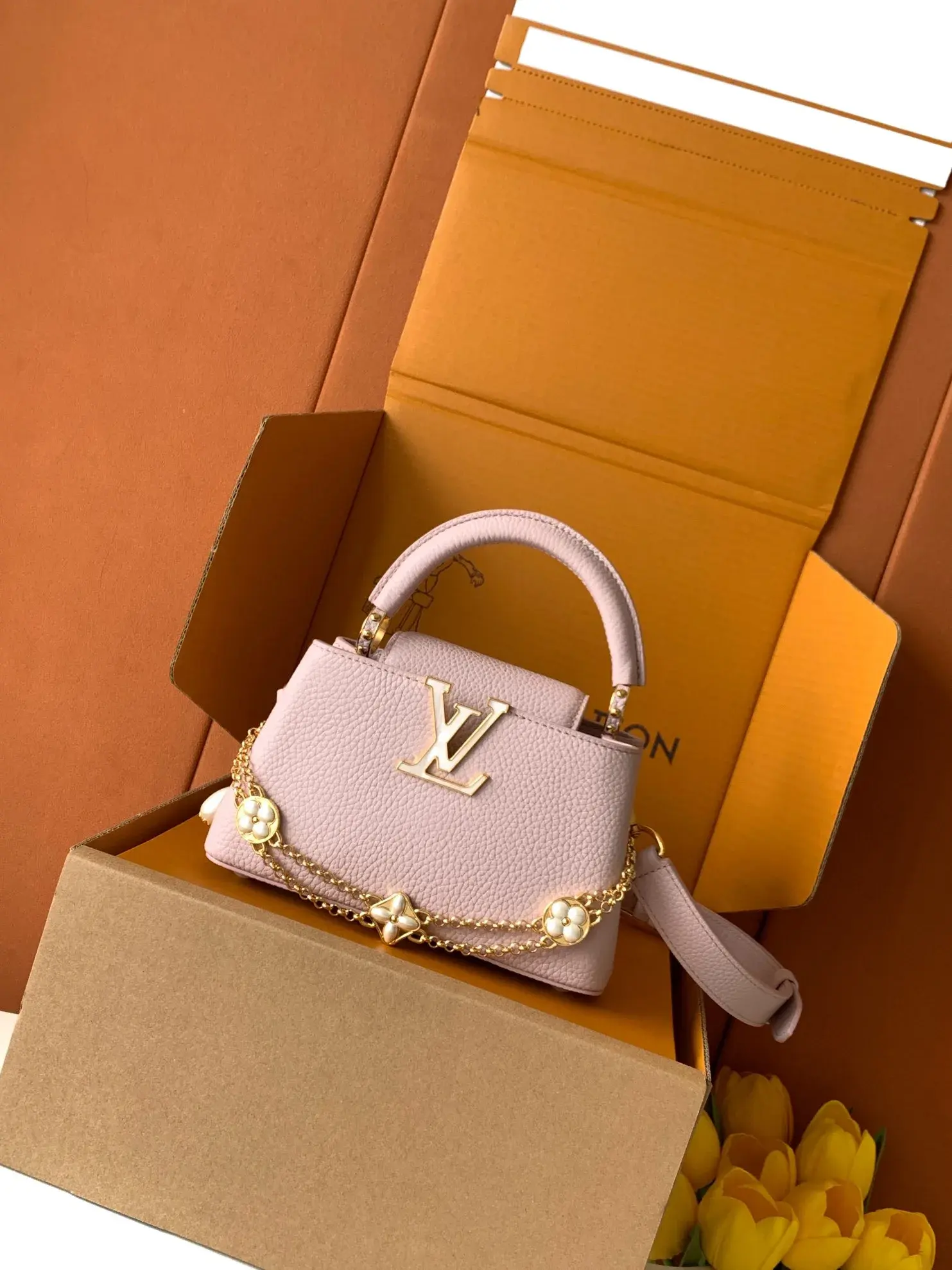 Louis Vuitton Capucines Calfskin Top Handle Bag product photo from LabelPicks