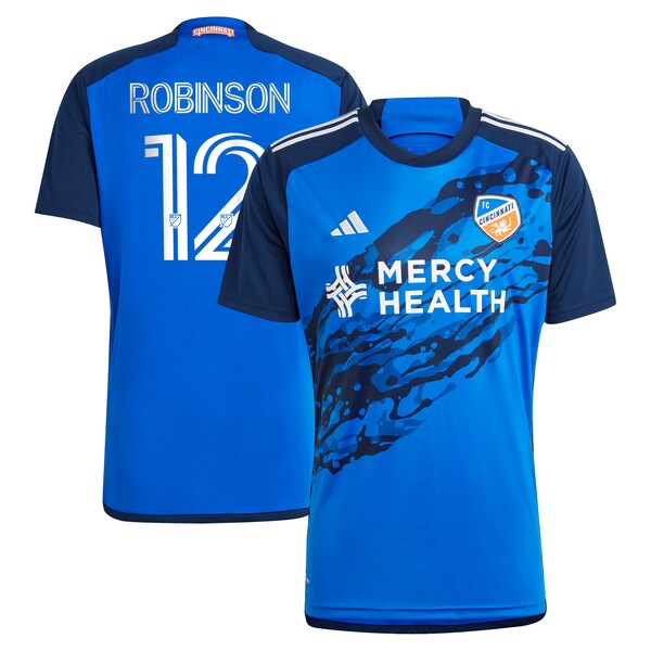 Miles Robinson FC Cincinnati adidas 2024 River Kit Replica Player Jersey - Blue/White