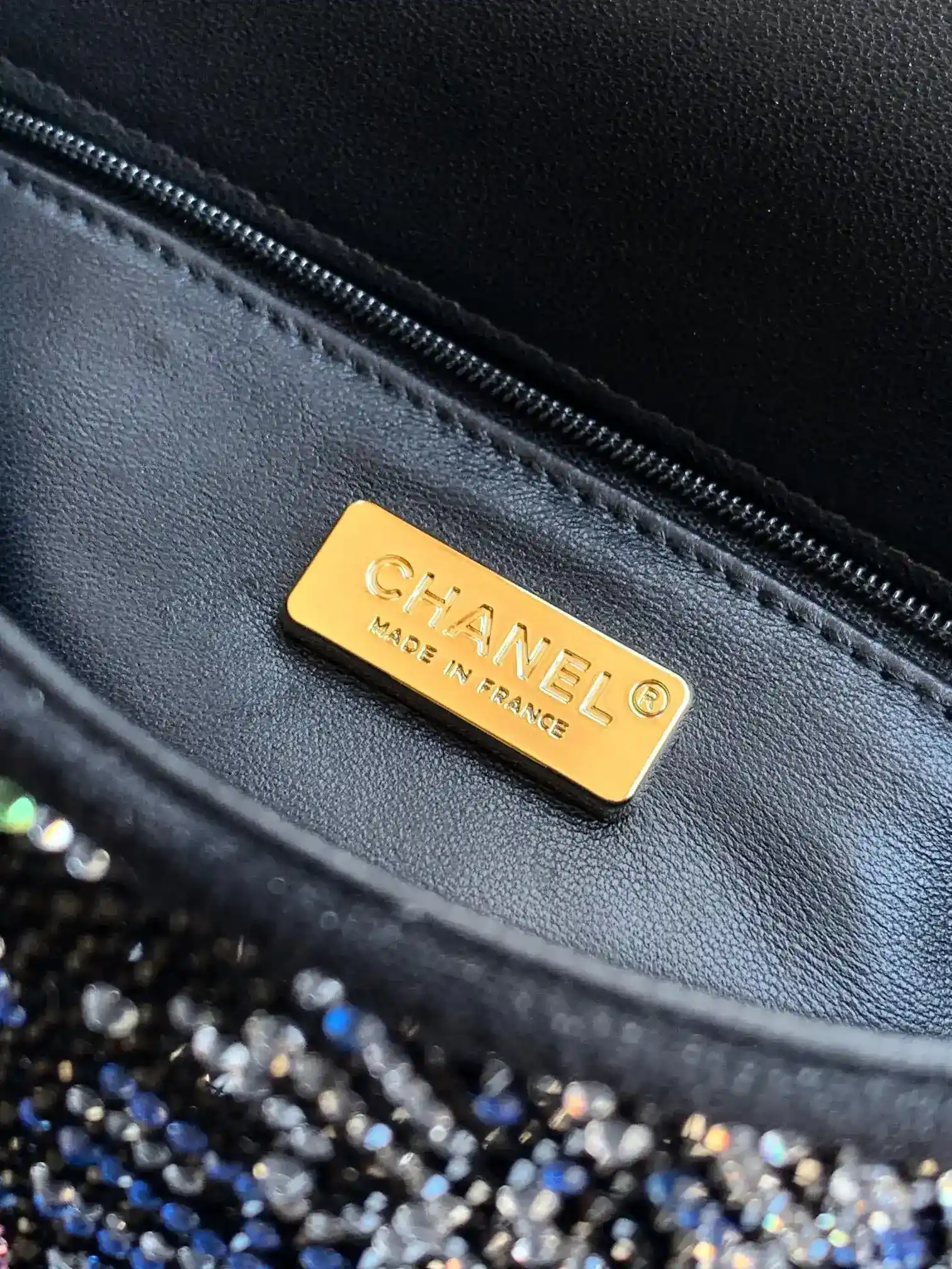 Chanel Classic Flap Black Crystal Shoulder Bag product photo from LabelPicks