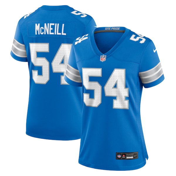 Alim McNeill Detroit Lions Nike Women's Team Game Jersey -  Blue