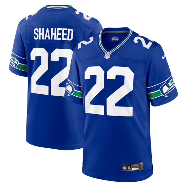 Rashid Shaheed Seattle Seahawks Nike Alternate  Game Jersey -  Royal/College Navy/White