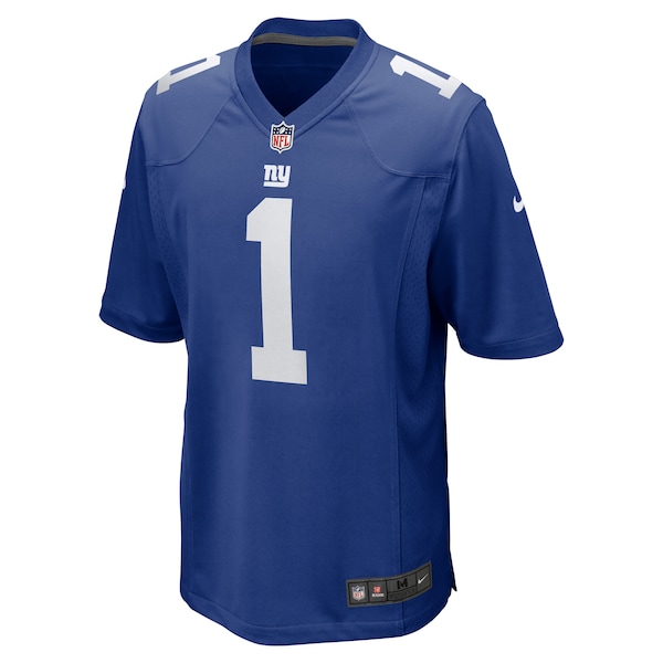 Malik Nabers New York Giants Nike 2024 NFL Draft First Round Pick Player Game Jersey - Royal