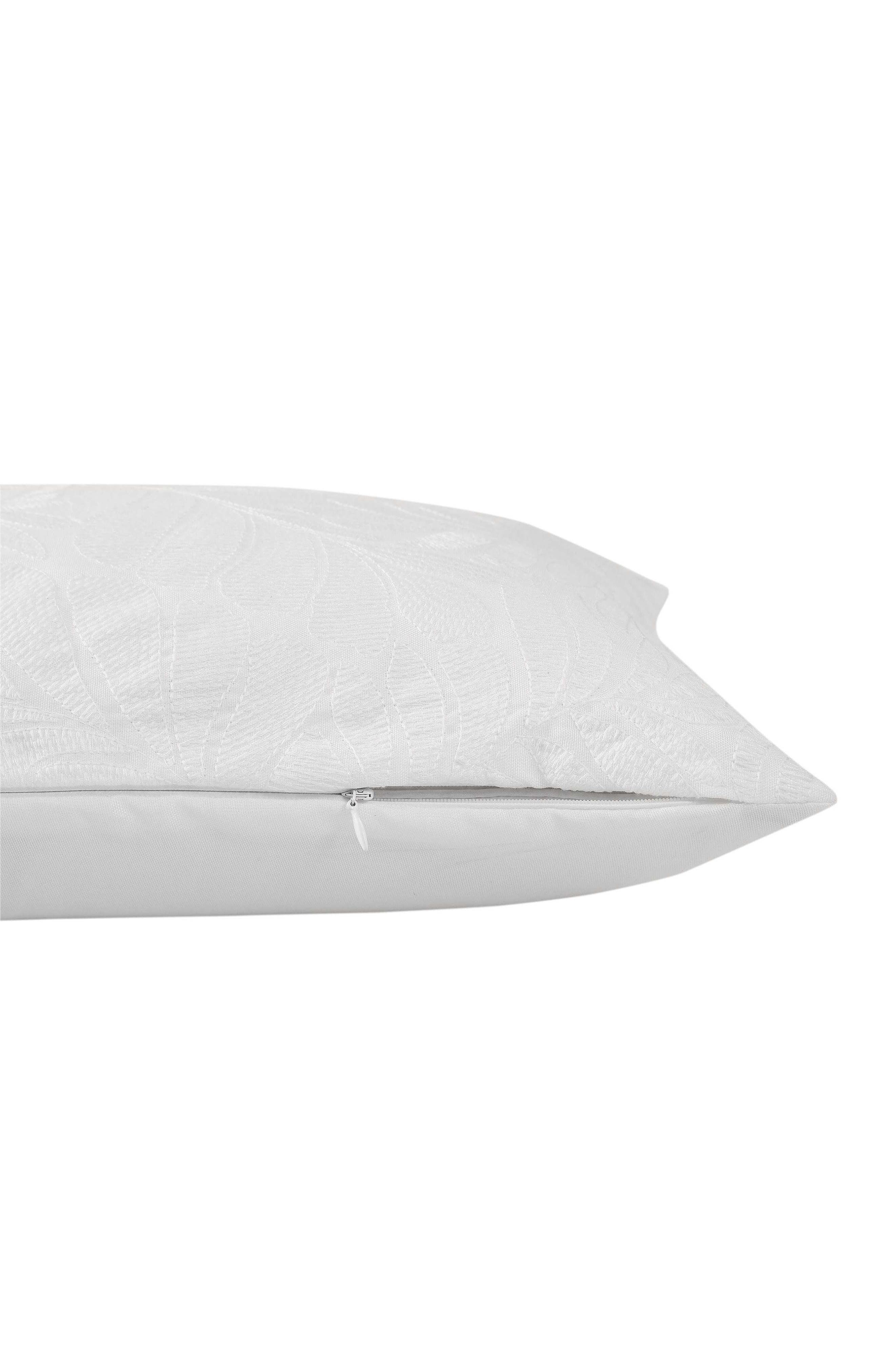 Tommy Bahama Island Estate Embroidered Leaf Throw Pillow