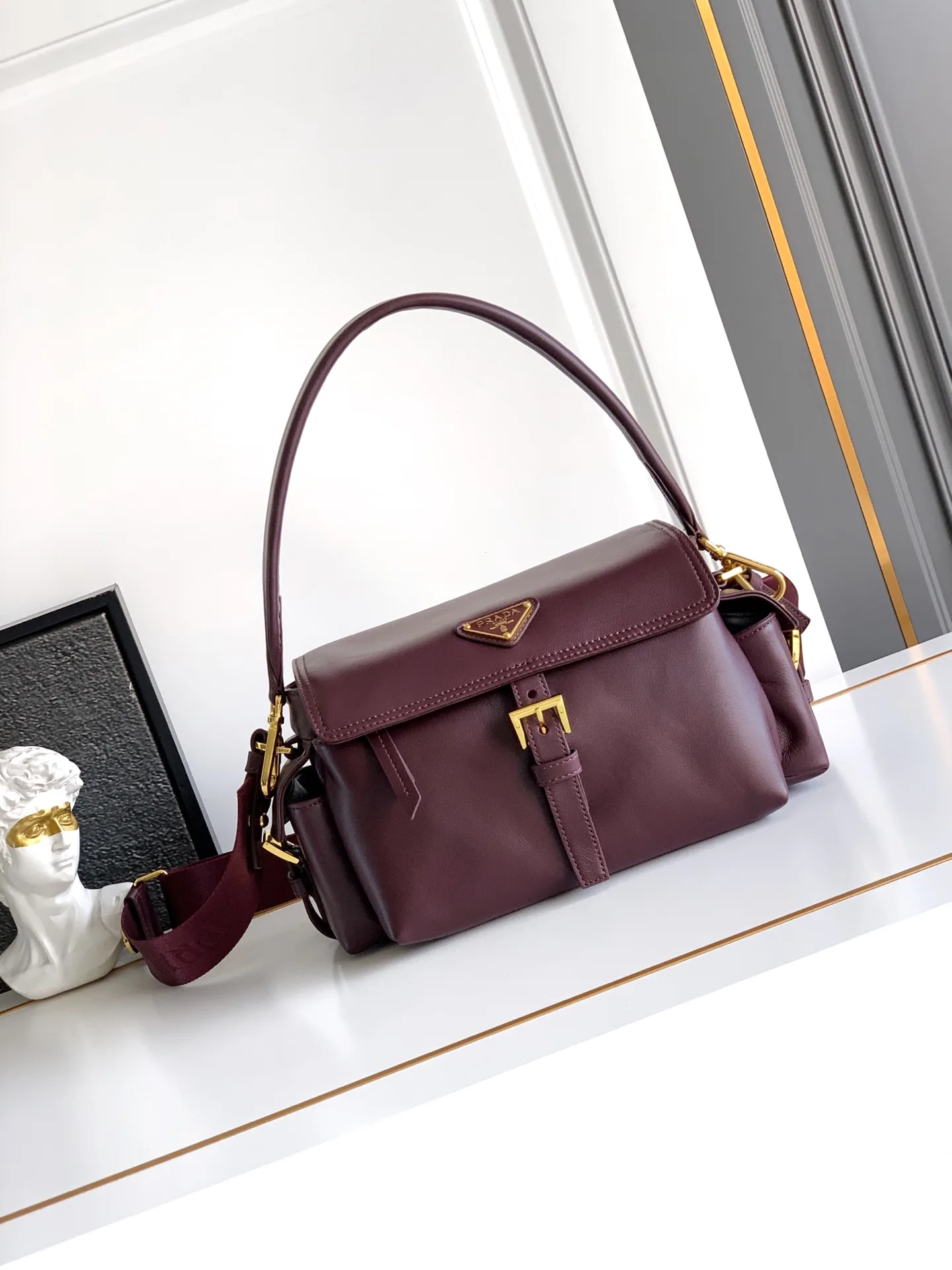 Prada Lambskin Crossbody Bag product photo from LabelPicks