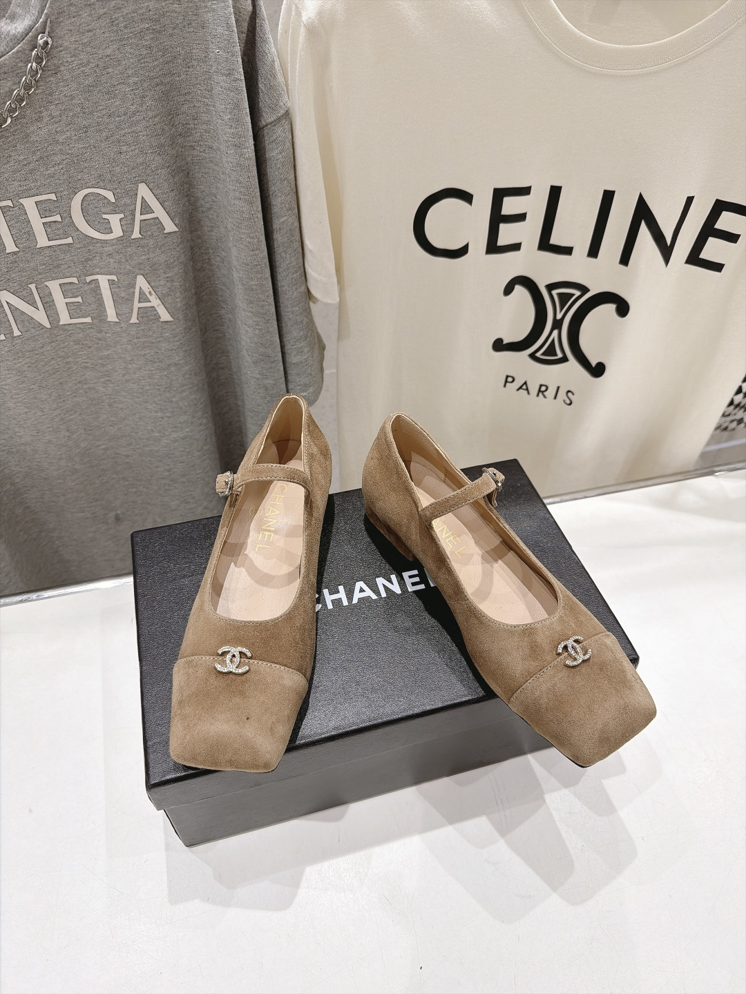 CHANEL Mary Jane flats shoes