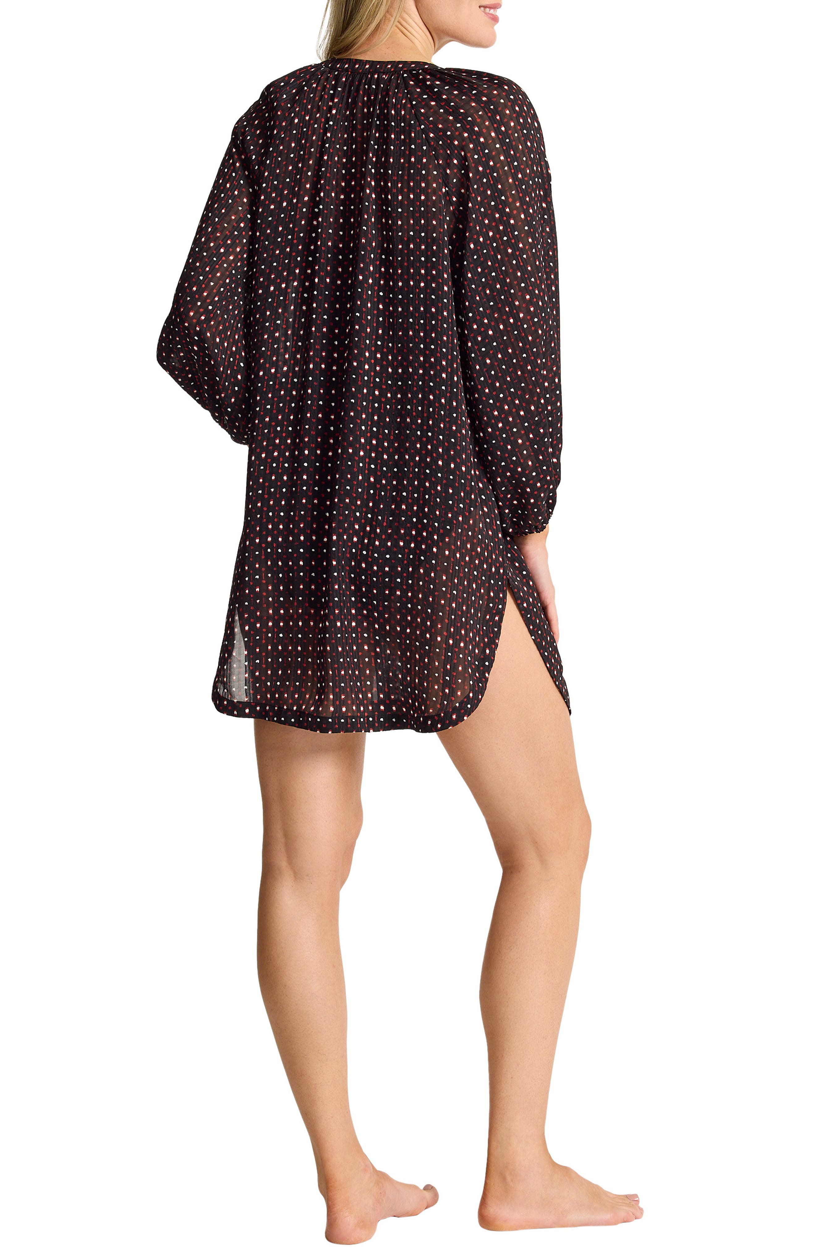 Tommy Bahama Sunset Blooms Long Sleeve Cover-Up Dress
