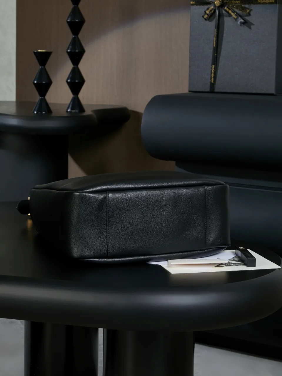 Saint Laurent Grained Leather Hobo Bag product photo from LabelPicks