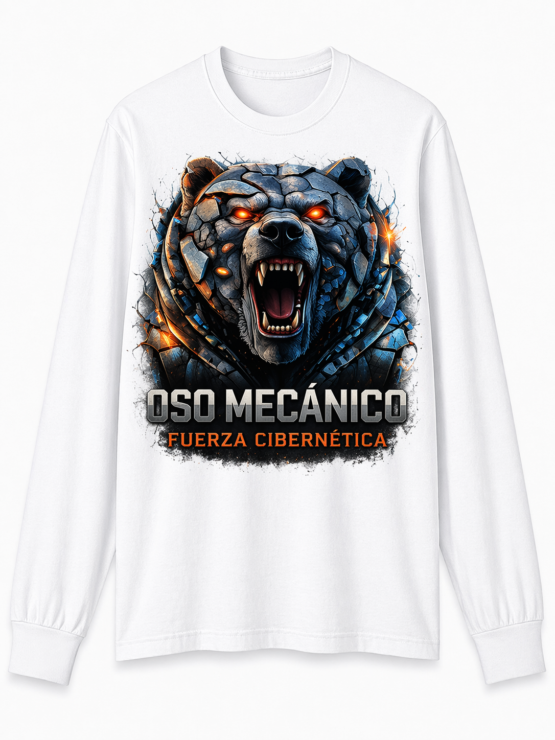 Remera Oso Mecánico | Streetwear Cyber Unisex